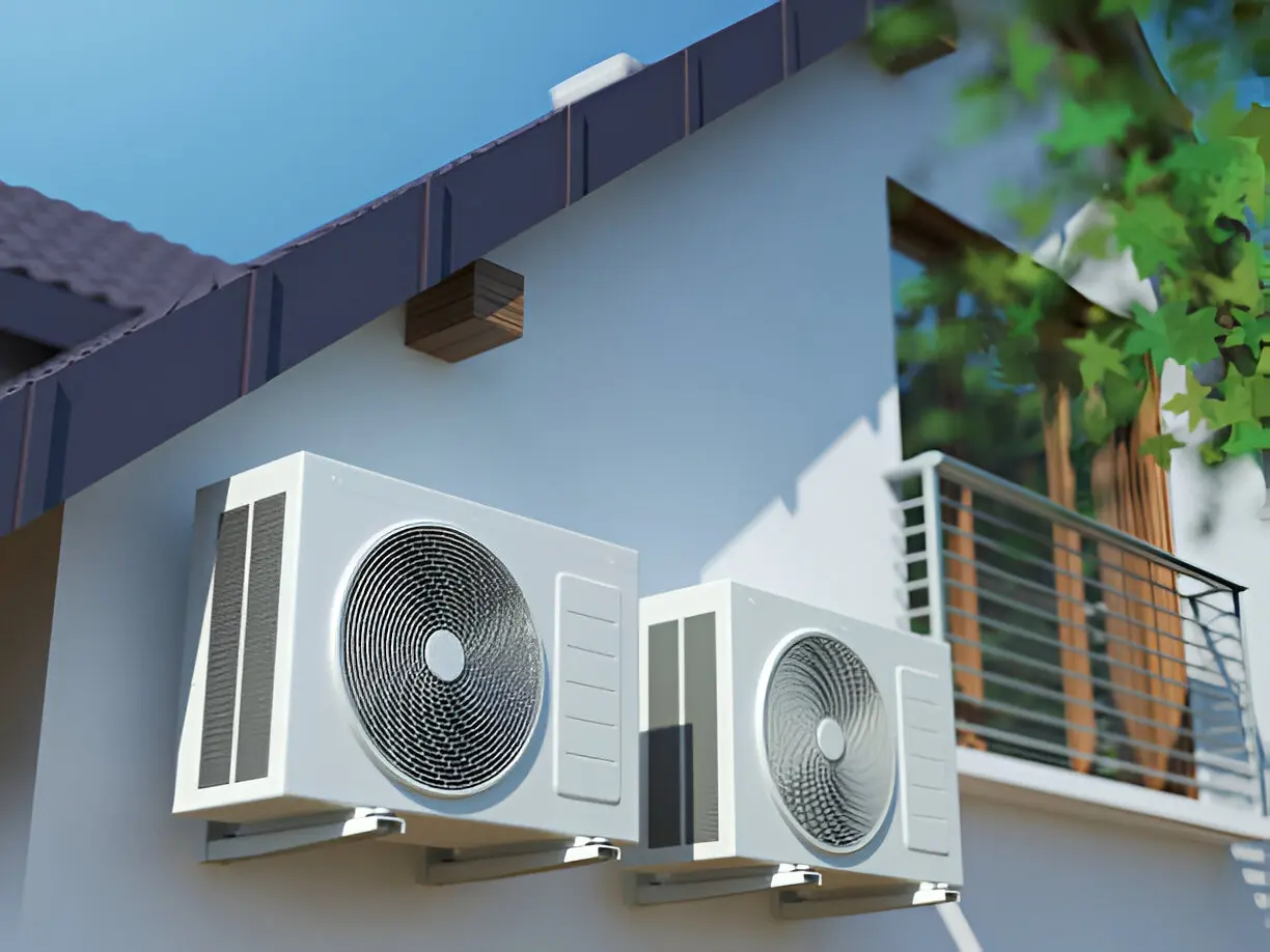Air conditioning contractor Los Angeles installing energy-efficient AC system in a modern apartment